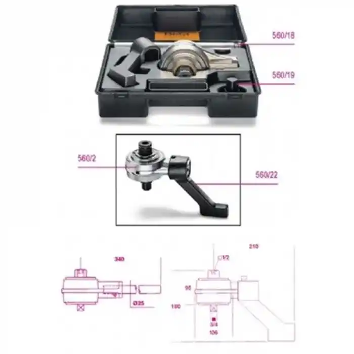 Beta 005600042 560/C4 4 Parça Tork Arttırıcı Takımı