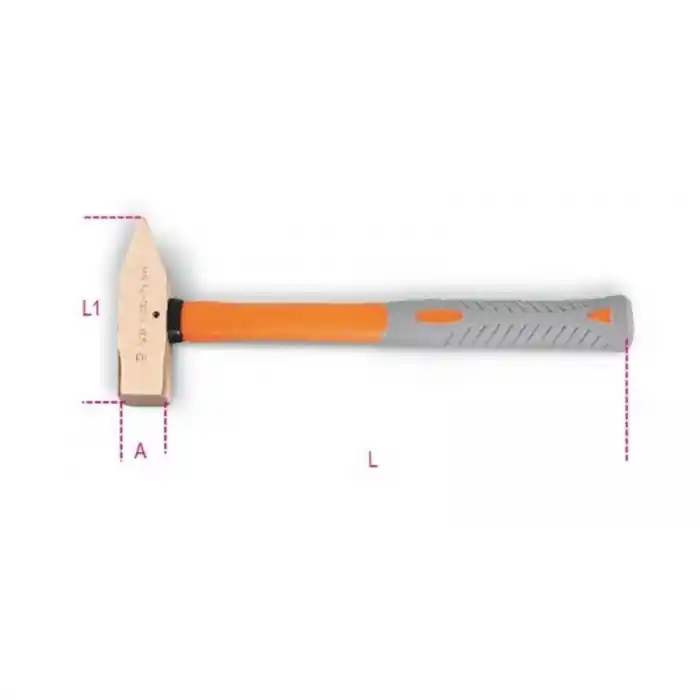 Beta 013700815 Fiber Saplı Kıvılcım Çıkarmayan Çekiç 1370BA/PL 500