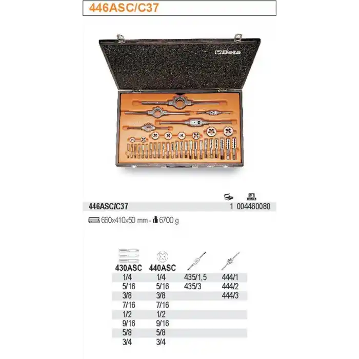 Beta 446ASC/C37 Pafta Kılavuz Takımı