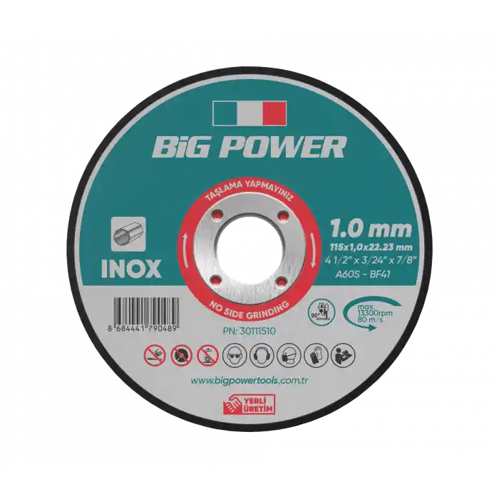 Big Power 115x1.0 mm Inox Kesme Taşı
