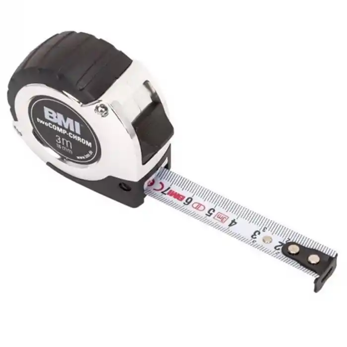 BMI 475341 TwoCOMP Krom Şerit Metre 3 Mtx16mm