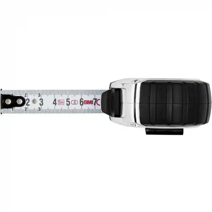 BMI 475541 Two Comp Krom Çelik Şerit Metre 5mx19mm