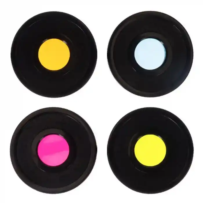 Bresser 1,25 Kırmızı, Yeşil, Mavi, Sarı Renkli Filtre Seti