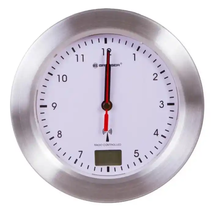 Bresser MyTime Bath Su Geçirmez Beyaz Duvar Saati