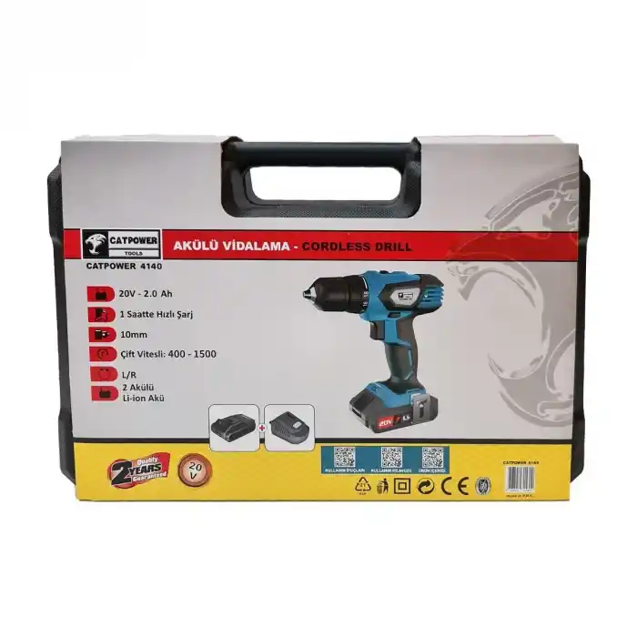 Catpower 4140 Akülü Darbesiz Matkap