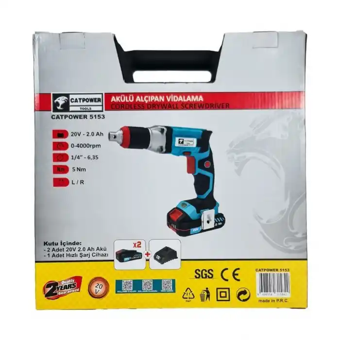 Catpower 5153 Akülü Alçıpan Vidalama