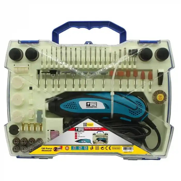 Catpower 8103 Gravür Taşlama Hobi Seti 190 Parça