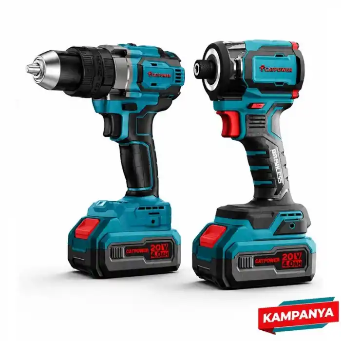 Catpower Akülü 5152 Torklu Vidalama, 4212 Darbeli Vidalama Seti