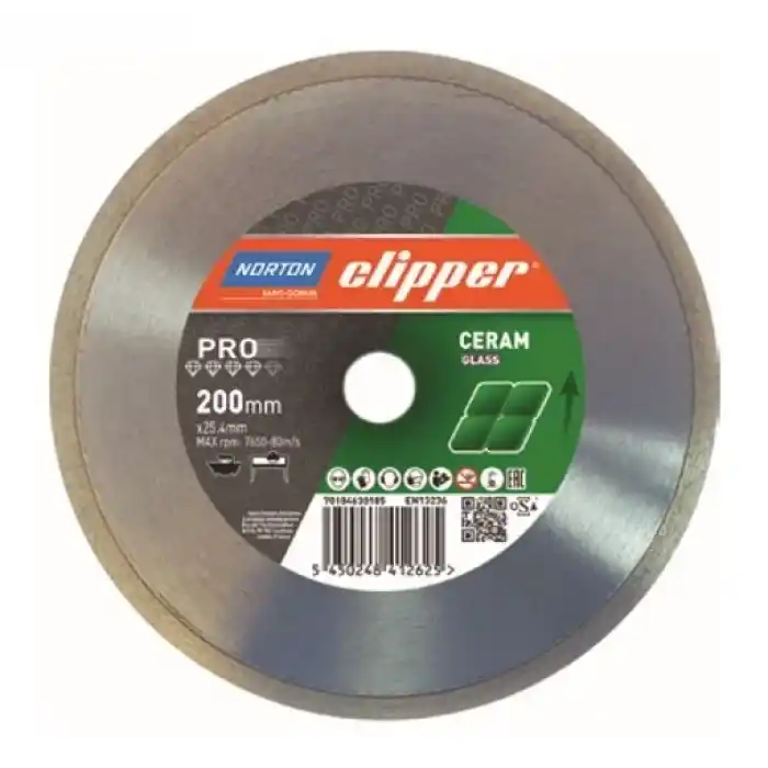 Clipper Norton Pro Ceram Glass Testere 250 mm.