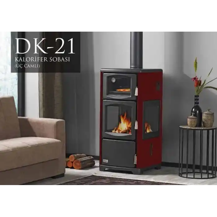 Daiwa DK-21 Kuzineli Şömineli Kat Kaloriferi Sobası