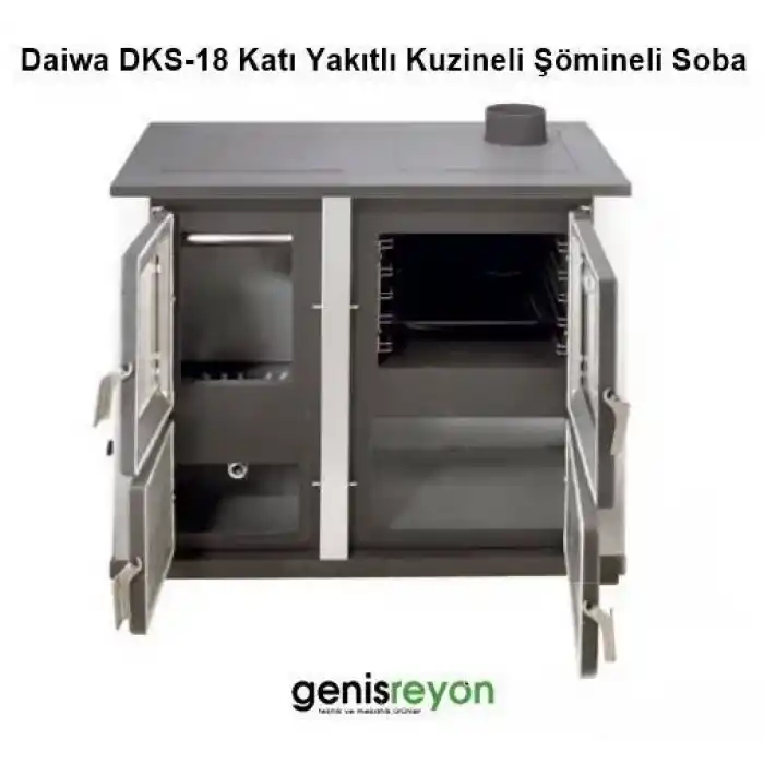 Daiwa DKS-18 Kuzineli Şömineli Soba