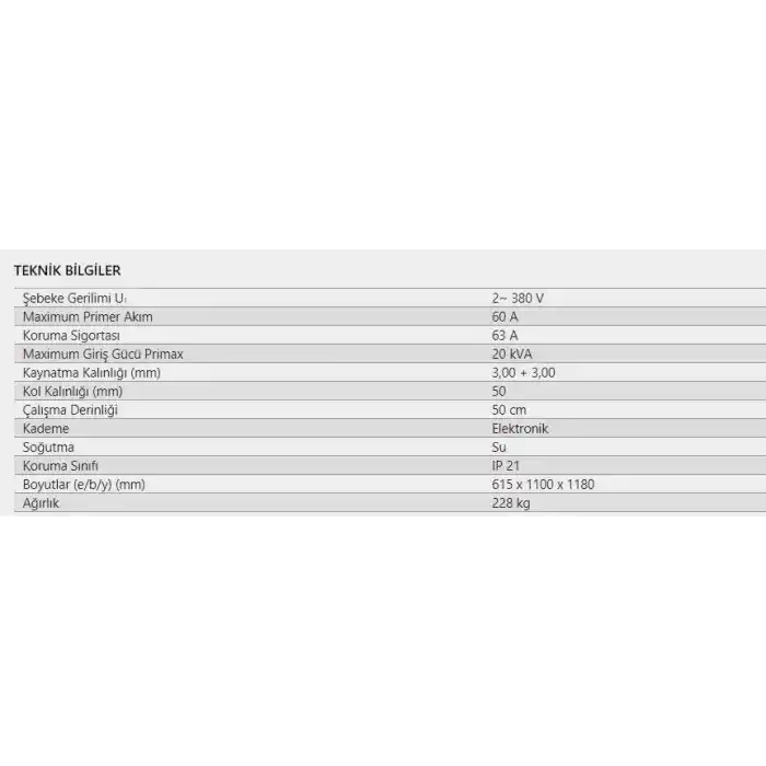 Demiriz DP 20 E - Pedallı Elektronik Punta Kaynak Makinası