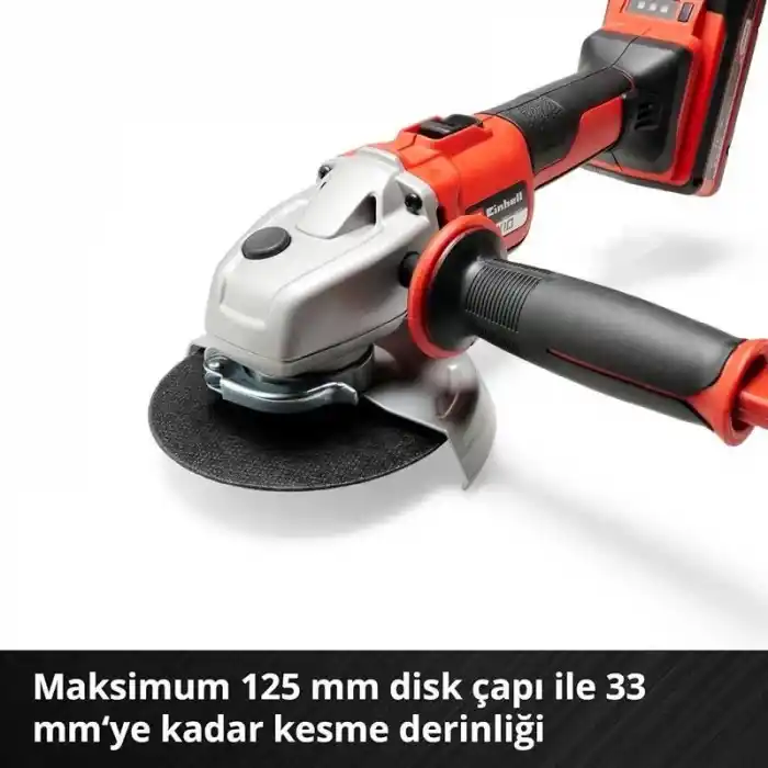 Einhell Axxio TE-AG 18/125 Li Solo Akülü Avuç Taşlama