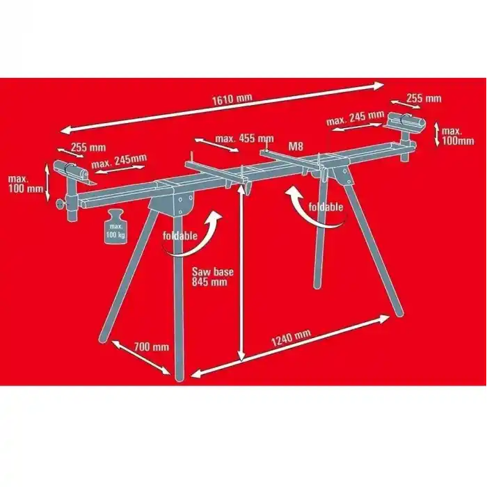 Einhell MSS 1610 Gönye Kesme Testere Tezgahı