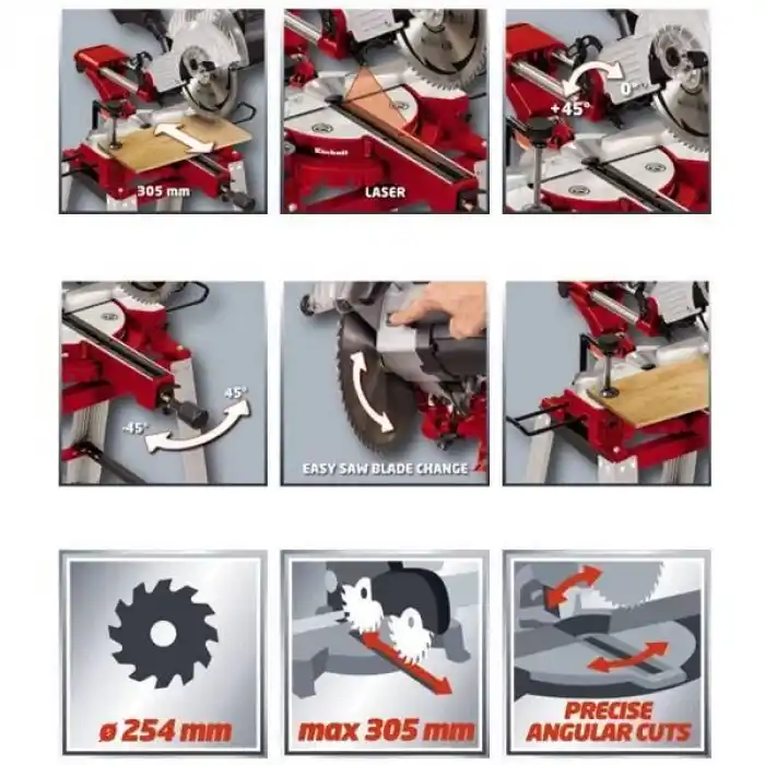 Einhell TC-SM 2531/1 U Gönye Kesme Testere