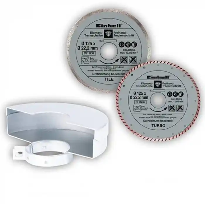 Einhell TE-AG 125 CE Kit Devir Ayarlı Avuç Taşlama