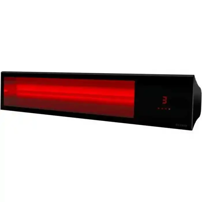 Elcon Glass IR-2000 Quartz Camlı Duvar Tipi Infrared Isıtıcı 2000W
