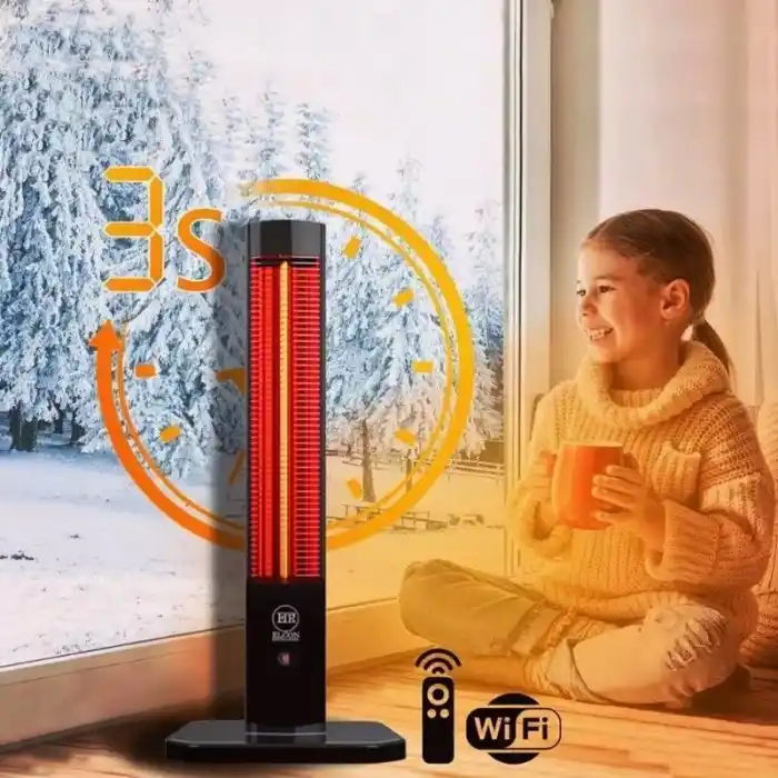 Elcon STC-2500 Kule Tipi Karbon Infrared Isıtıcı 2500W