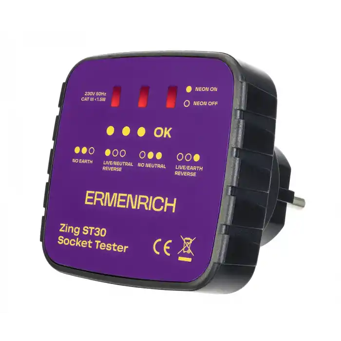 Ermenrich Zing ST30 Priz Test Cihazı