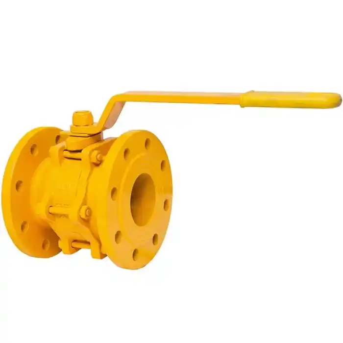 ETM DN50 PN16-25 Flanşlı Tam Geçişli Kısa Tip Doğalgaz Küresel Vana 2