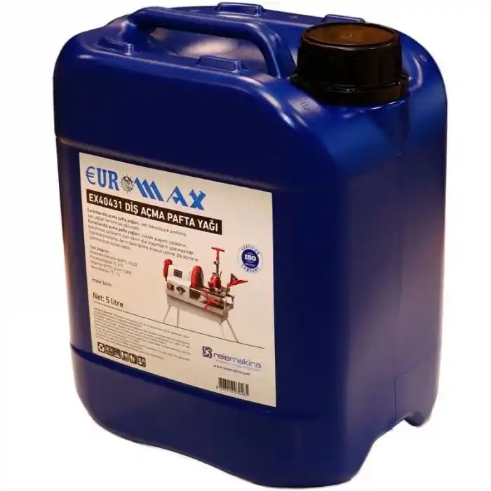 Euromax Delme Kesme Kılavuz Çekme Pafta Yağı 5 Litre