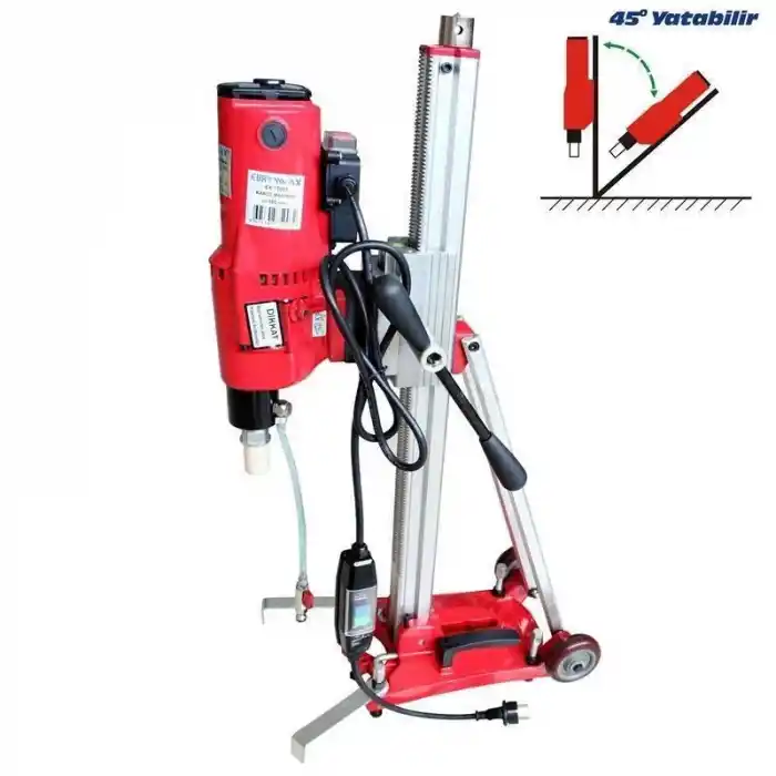 Euromax EX75003 Açılı Sehpalı Karot Makinesi 300 mm