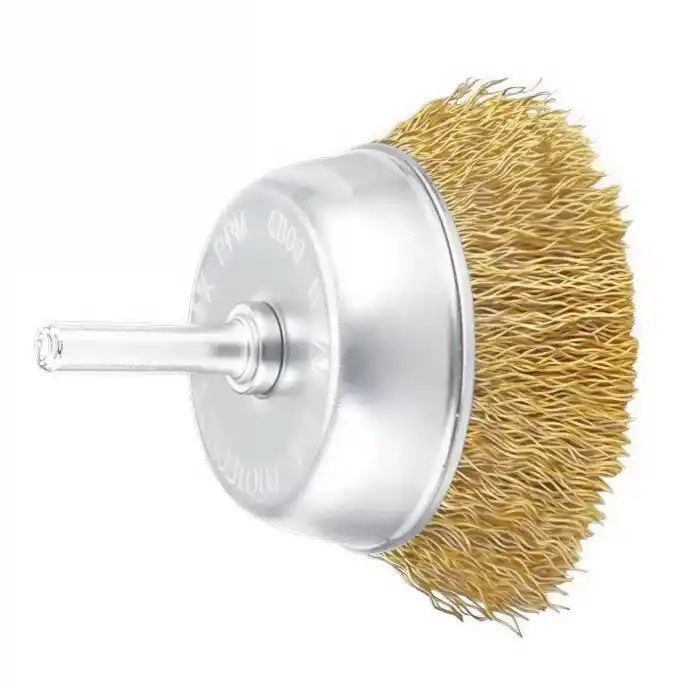 Eurostar DE170075 Pimli Sarı Telli Çanak Fırça 75 mm