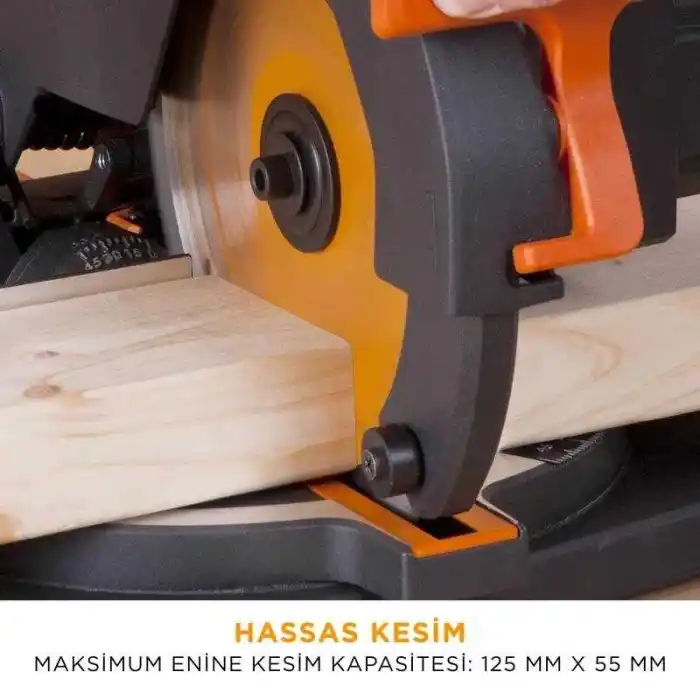 Evolution 046-0003A R210CMS Bileşik Gönye Kesme Testeresi 210mm