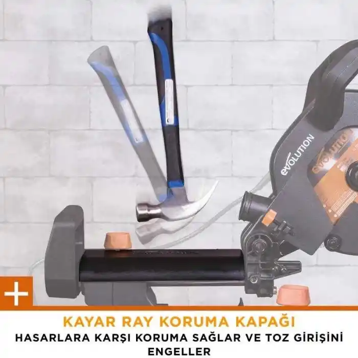 Evolution 052-0003A R255SMS+ Kızaklı Gönye Kesme Makinesi 255mm