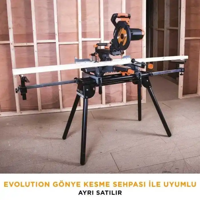 Evolution 052-0003A R255SMS+ Kızaklı Gönye Kesme Makinesi 255mm