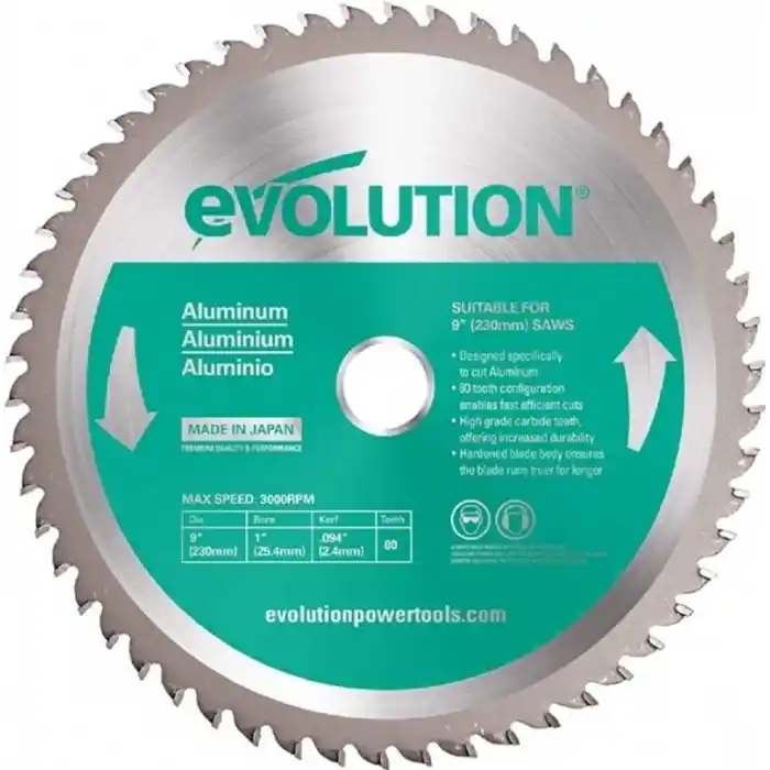 Evolution A230TCT-80CS 230ALM 230mm Alüminyum Testeresi
