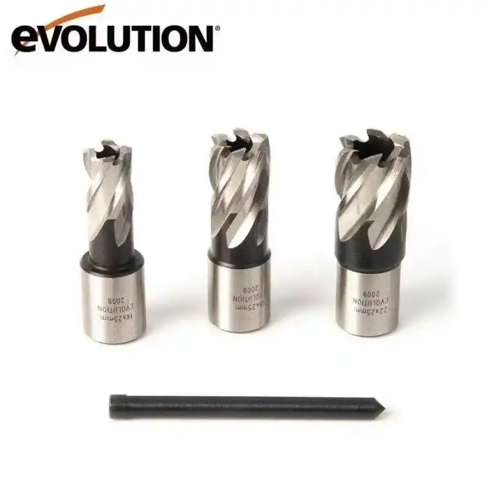 Evolution CUTTERKIT3S Cyclone Manyetik Matkap Ucu Seti  3 Parça