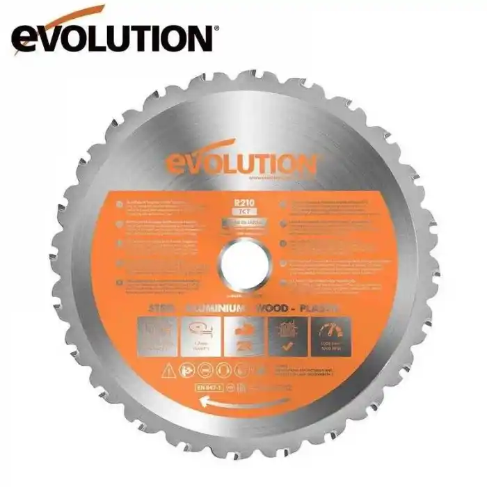Evolution R210TCT-24MS Çoklu Malzeme için Daire Testere Bıçağı 210mm