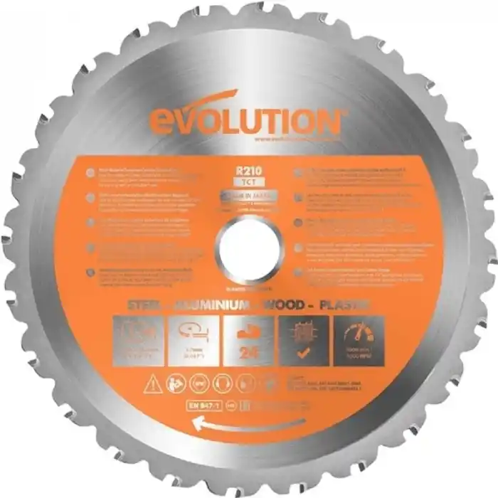 Evolution RAGE210 210mm Çok Amaçlı Testere