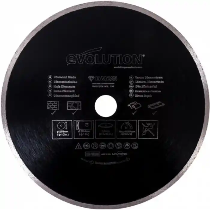 Evolution RAGE3 255mm Taş Kesici Elmas Disk