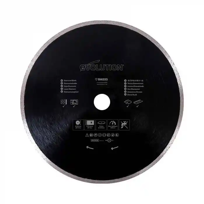 Evolution RAGEBLADE255DIAMOND Elmas Testere Bıçağı 255mm