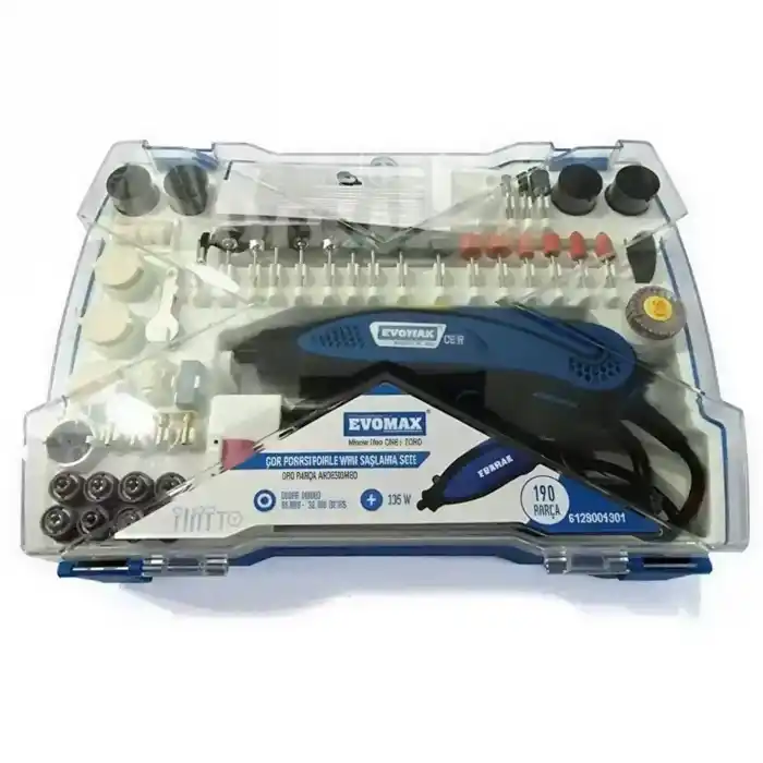 Evomax Çok Fonksiyonlu Mini Taşlama Makinesi