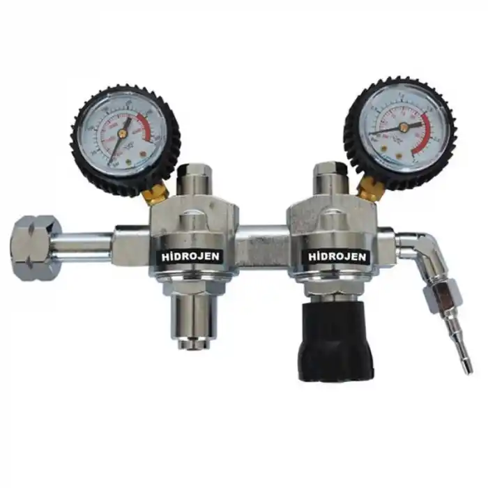 Evren 031 0-1,5 Bar W21,80x1/14 Sol Dış Çift Kademeli Hidrojen Basınç Düşürücü