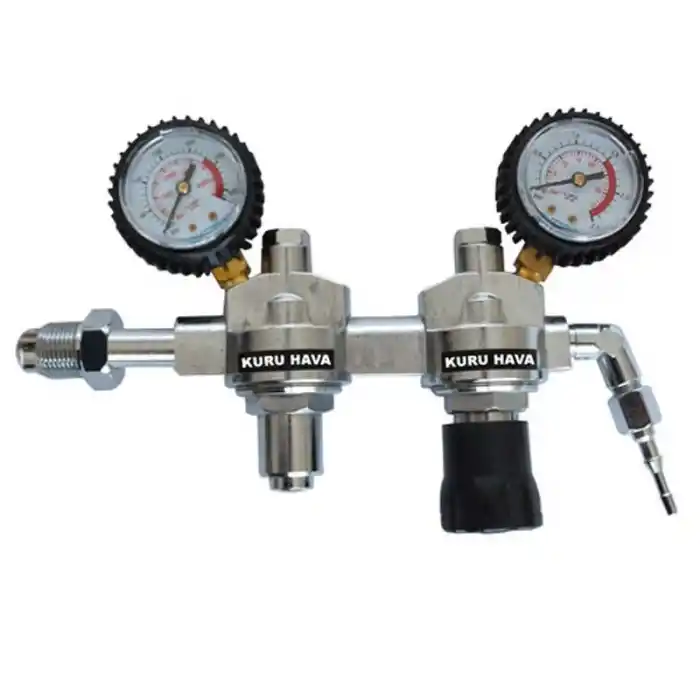 Evren 033 0-1,5 Bar G5/8 Dış Çift Kademeli Kuru Hava Basınç Düşürücü