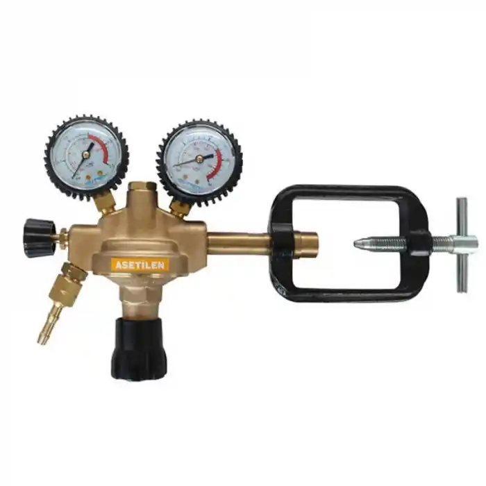 Evren 611 0-25 Bar Kelepçeli Asetilen A Tipi Basınç Düşürücü