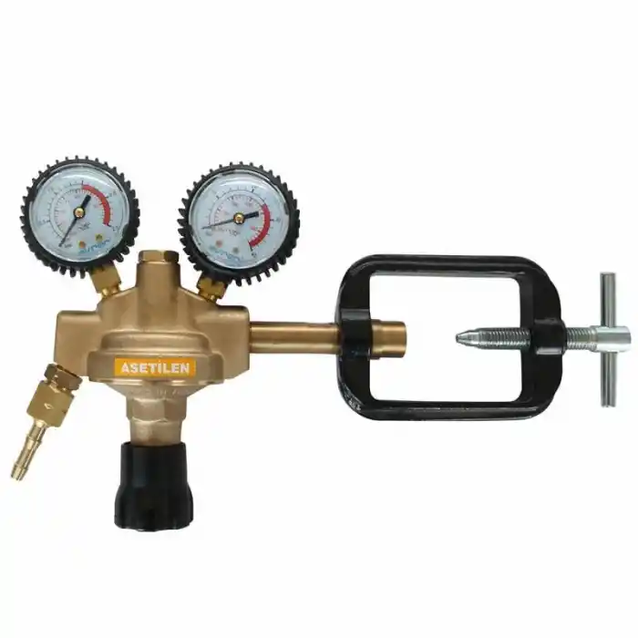 Evren 691 0-25 Bar Kelepçe Asetilen D Tipi Basınç Düşürücü