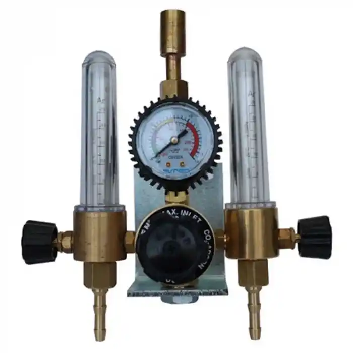 Evren 919M - Ø 15 mm Karbondioksit-Argon Çift Flowmetreli - Manometreli Postabaşı Grubu