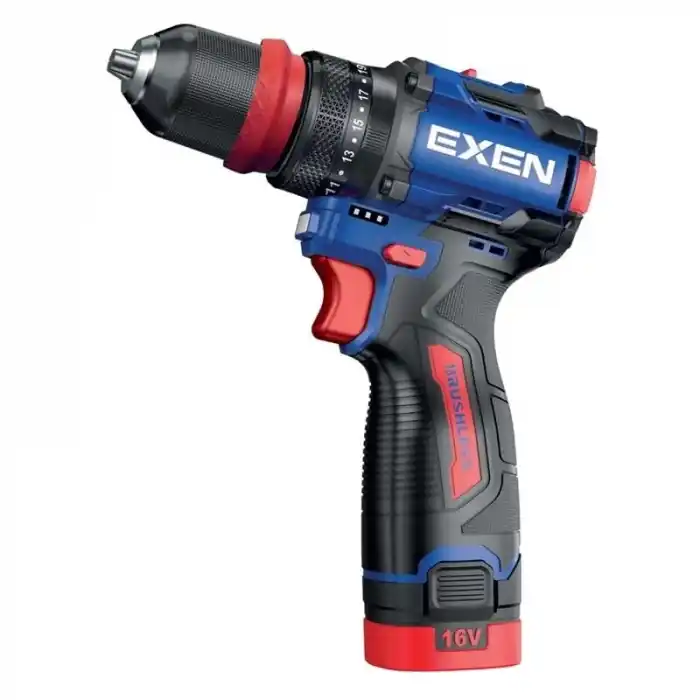 Exen EN 162 DS Akülü Darbeli Şarjlı Matkap 60 Nm 2.0 Ah