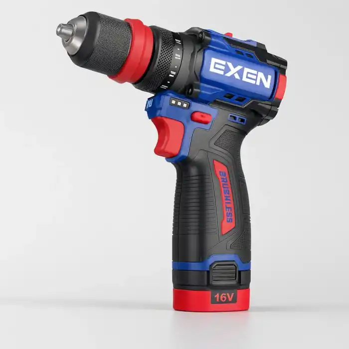 Exen EN 162 DS Akülü Darbeli Şarjlı Matkap 60 Nm 2.0 Ah