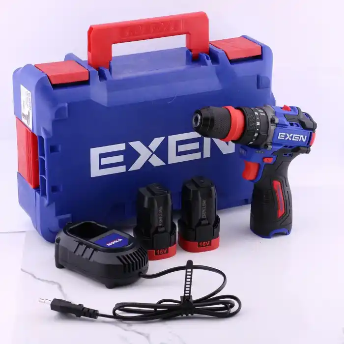 Exen EN 162 DS Akülü Darbeli Şarjlı Matkap 60 Nm 2.0 Ah