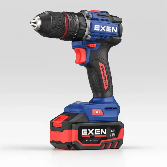 Exen EN 274 DS Akülü Darbeli Şarjlı Matkap 70 Nm 4.0 Ah