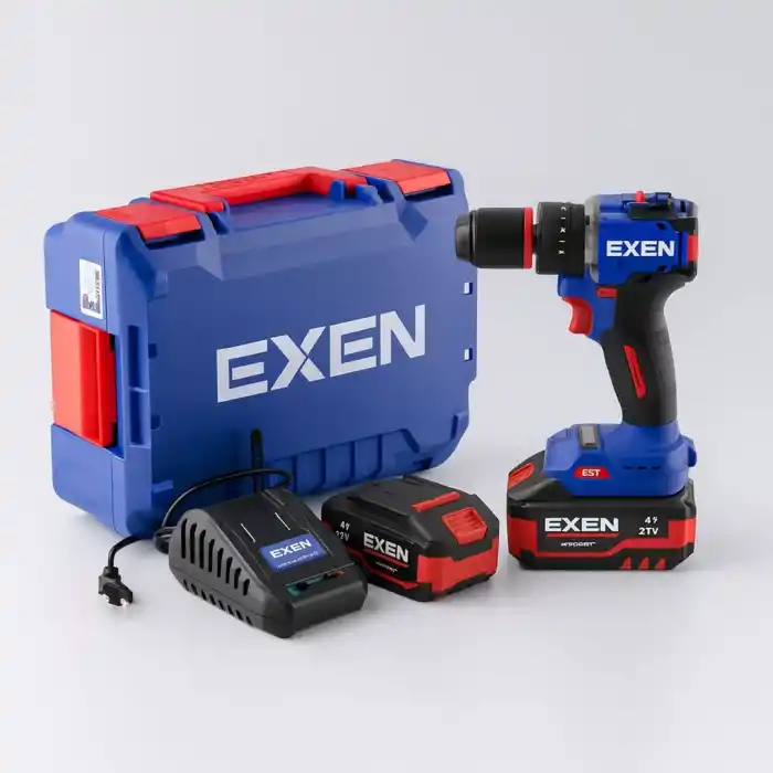 Exen EN 274 DS Akülü Darbeli Şarjlı Matkap 70 Nm 4.0 Ah