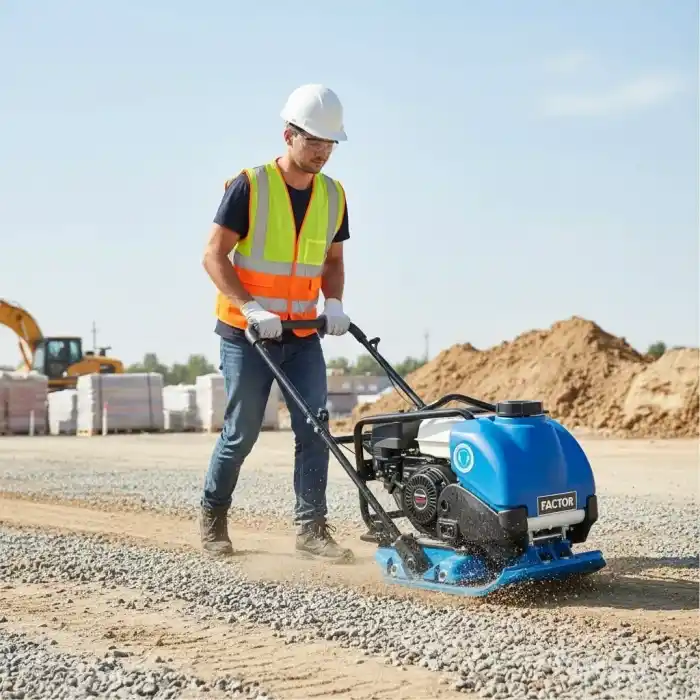 Factor CZK13HT Honda GX160 Motorlu Su Tanklı Kompaktör