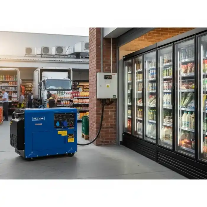 Factor KDK7500SCA Otomatik Dizel Portatif Monofaze Jeneratör 6,9 kVA