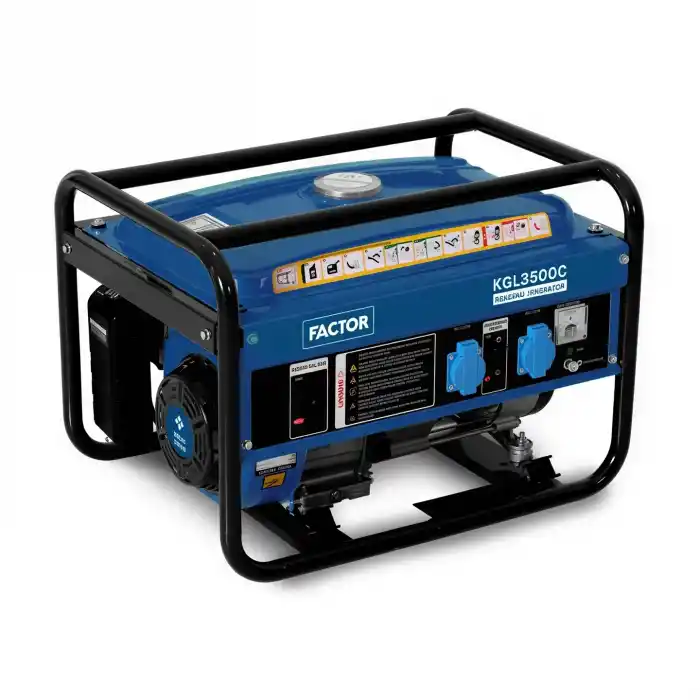 Factor KGL3500C İpli Benzinli Jeneratör 3.5 kVa